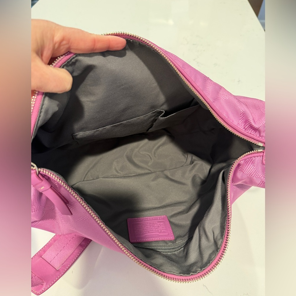 Coach Pink Signature Hobo Bag - Picture 11 of 16